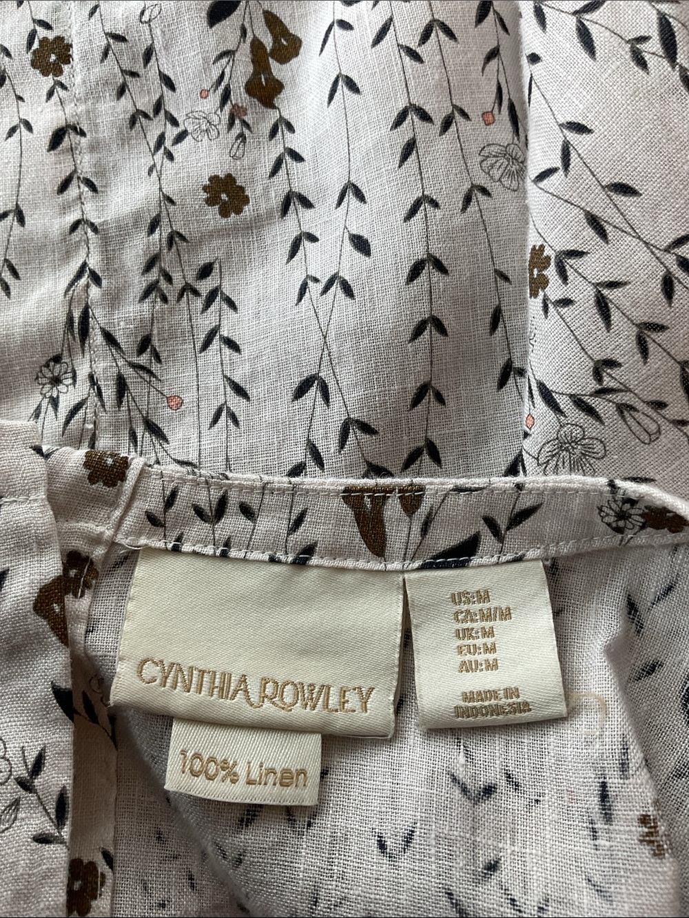 Cynthia Rowley Linen Top - Picture 3 of 11